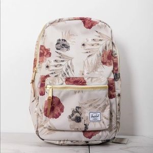 Herschel Settlement Pelican Floral Backpack*RARE*